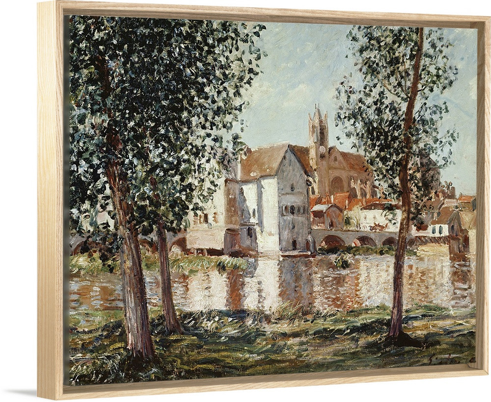 The Loing at Moret, September Morning Wall Art | Great Big Canvas - Dynamic