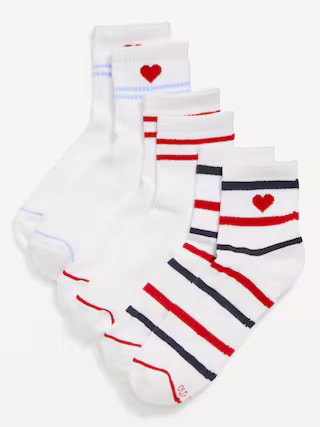 Athletic Quarter Crew Sock 3-Pack for Women | Old Navy | Old Navy (US)