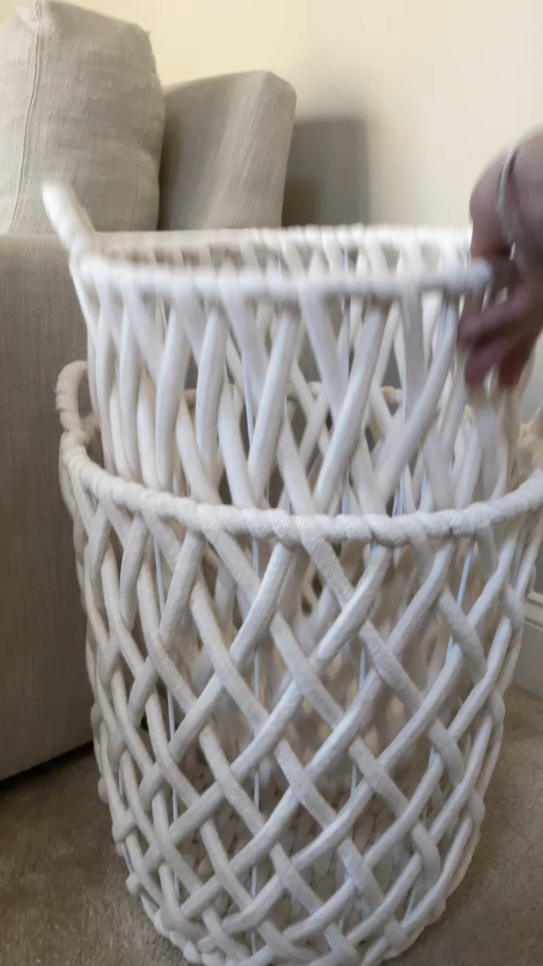 Home storage that is not functional, but also aesthetic. These nesting rope floor baskets maintain their shape and blend seemlessly into your home decor  @QVC 

#LTKSaleAlert #LTKmomlife #LTKHome