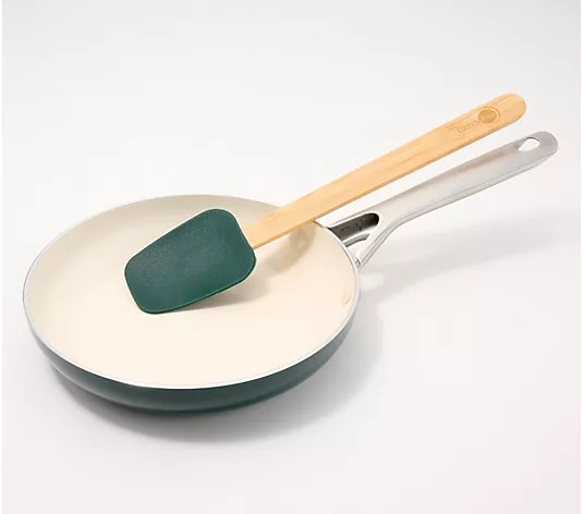 Make Your Selection: Greenpan Savour Ceramic Nonstick 8" Skillet w/ Spatula | QVC