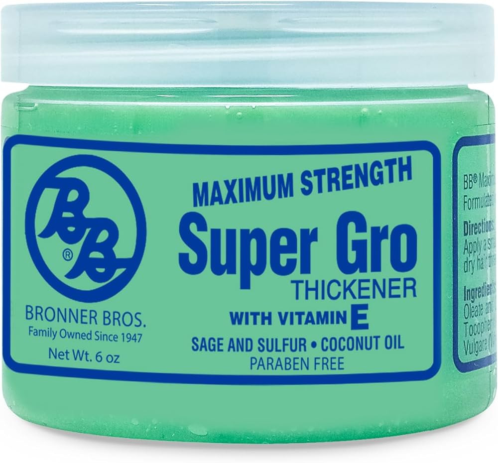 Bronner Bros Super Gro Max - Maximum Strength Hair Treatment for Dry Itchy Scalp with Vitamin E, ... | Amazon (US)
