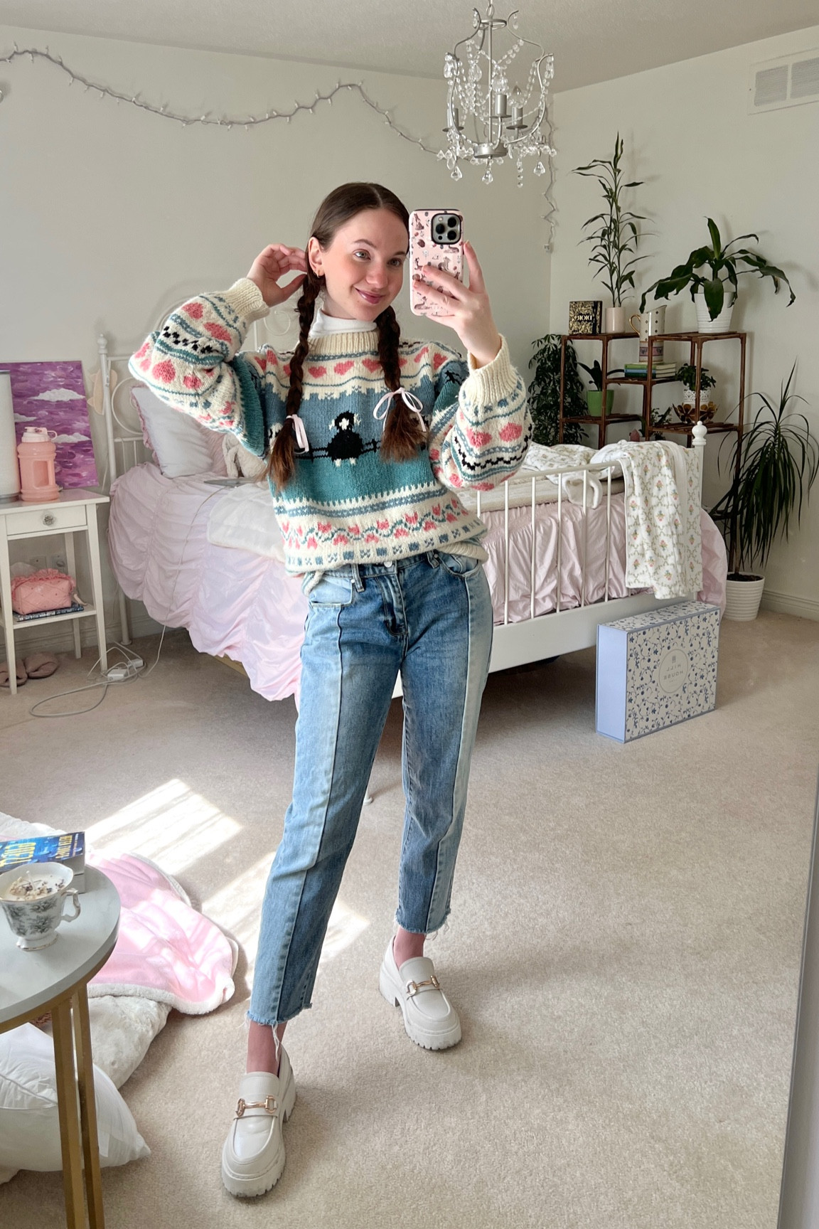 Sweater was thrifted, jeans are pacsun 

#LTKSeasonal #LTKfit #LTKunder50