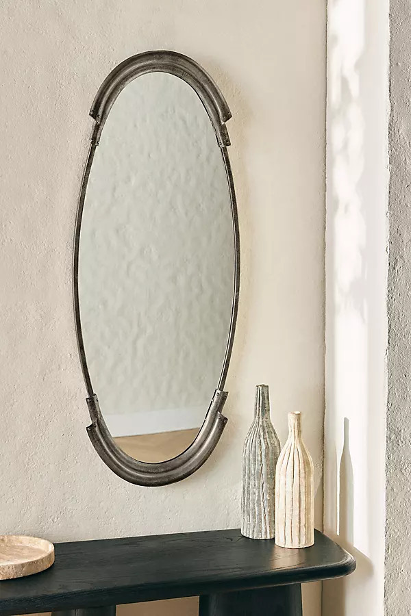 Margaux Metal Oval Wall Mirror | Anthropologie (US)