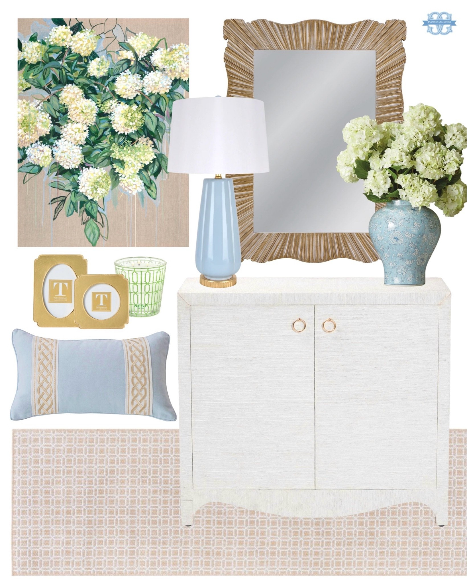 New coastal grandmillennial home finds I’m loving!🩵

Home Decor, Mirror, Rug, Hydrangeas

#LTKHome