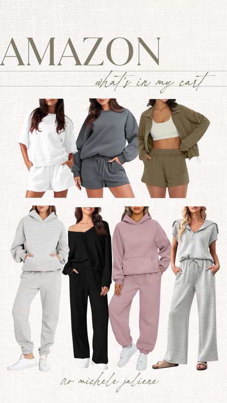 Amazon what’s in my cart! Been loving loungewear sets recently and these look so cute and comfy! 

Amazon, amazon fashion, amazon style, amazon finds, loungewear, matching sets, short sets 


#LTKSeasonal #LTKfindsunder100 #LTKfindsunder50