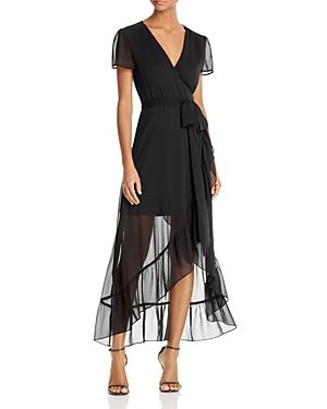 Wayf Ruffle Short-Sleeve Wrap Dress - 100% Exclusive | Bloomingdale's (US)