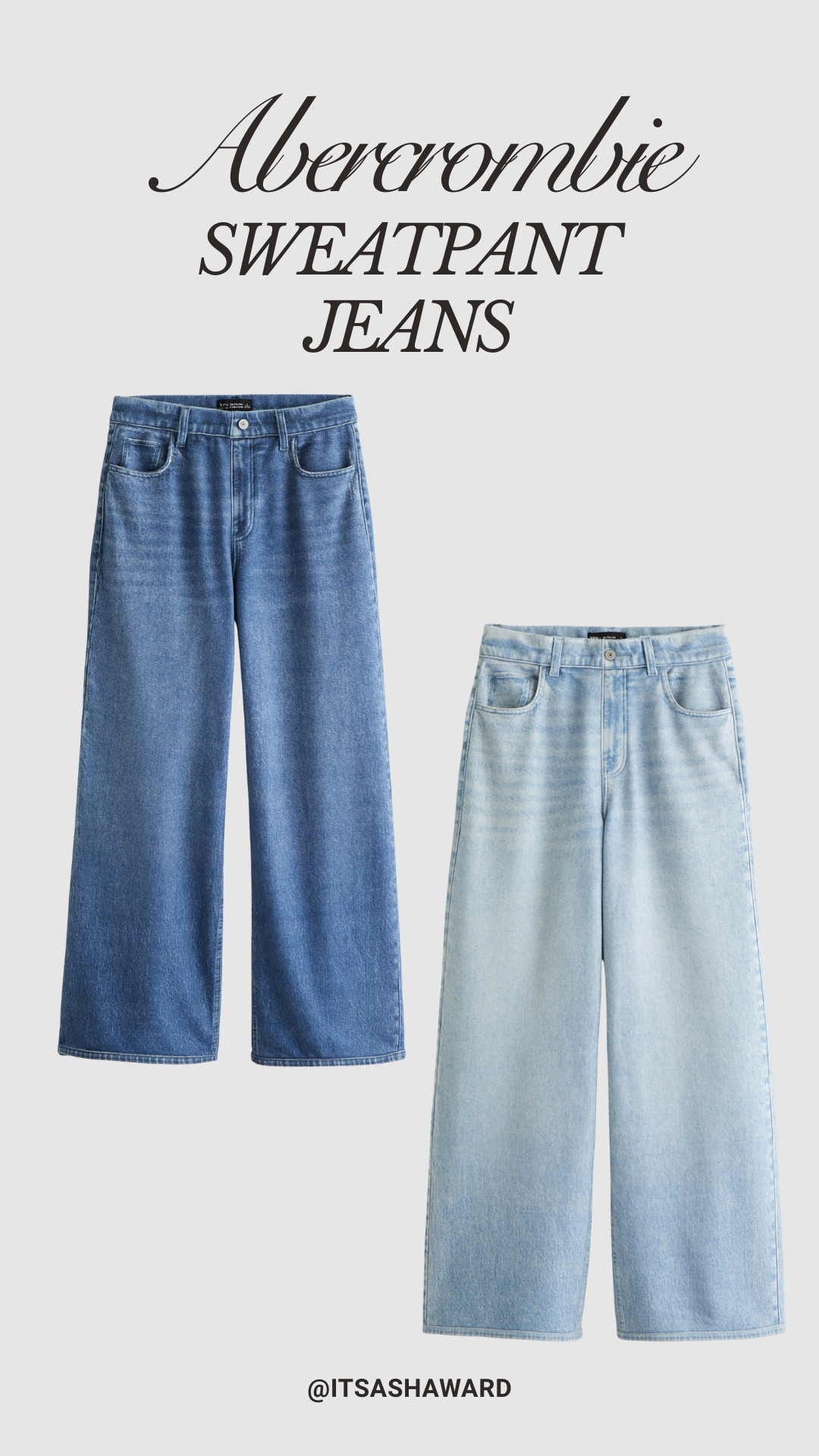 Abercrombie sweatpant jeans are fully restocked (in 2 different washes)! These will go fast! They are a dupe for a much higher priced pair. 

I ordered these in size XXS and XS (usual size would be XS Short), both fit me but were a little long for me at 5'0. 

But I LOVE them, they are so comfortable! 

#Abercrombie #LTKxAbercrombie 

 #LTKootd #LTKTravel