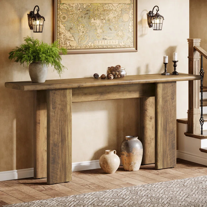 70.87" Extra Long Console Entryway Table, Wooden Sofa Table | Wayfair North America