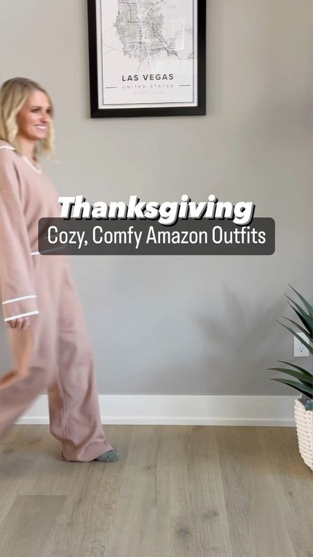 Thanksgiving comfy and cozy outfits from Amazon!! 
Outfit 1: small
Outfit 2: sweater- small || lions t-shirt not available online, linked similar || joggers- out of stock, linked similar 
Outfit 3: sweater- small (white and black is currently out of stock) || leggings- small 

#LTKHoliday #LTKstyletip #LTKfindsunder50