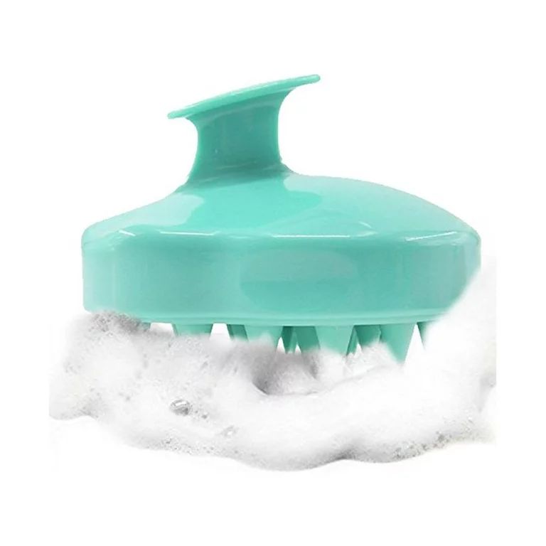 Hair Scalp Massager Shampoo Brush, Scalp Care Hair Wash Brush Silicone Comb - Green | Walmart (US)