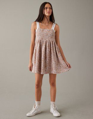 AE Smocked Cami Mini Dress | American Eagle Outfitters (US & CA)
