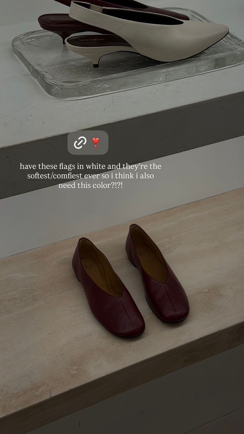 my go to flats | reformation #fallshoes #flats

#LTKSaleAlert #LTKdayinmylife #LTKootd