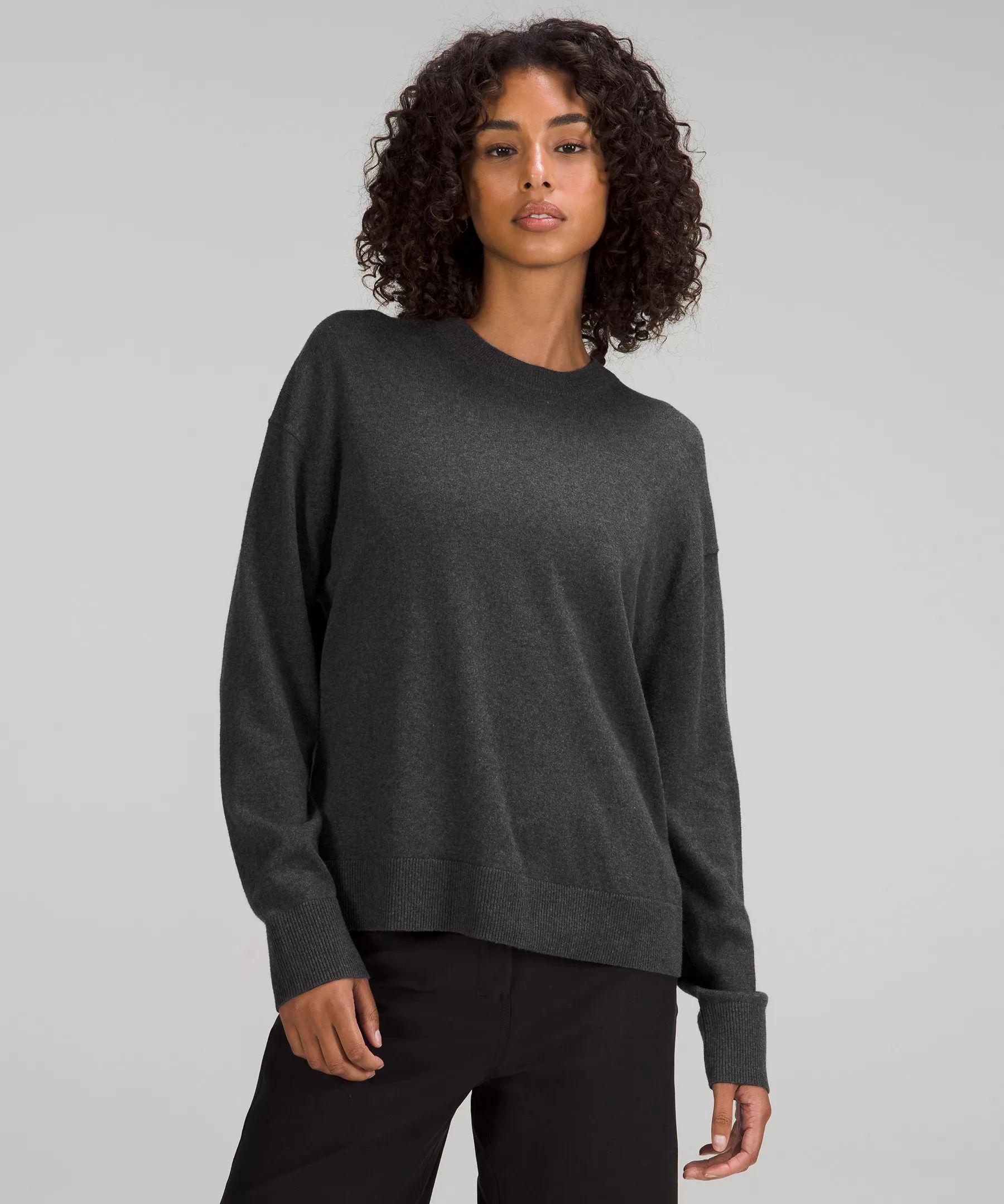 Cotton-Cashmere Blend Crewneck Sweater *Online Only | Women's Hoodies & Sweatshirts | lululemon | Lululemon (US)