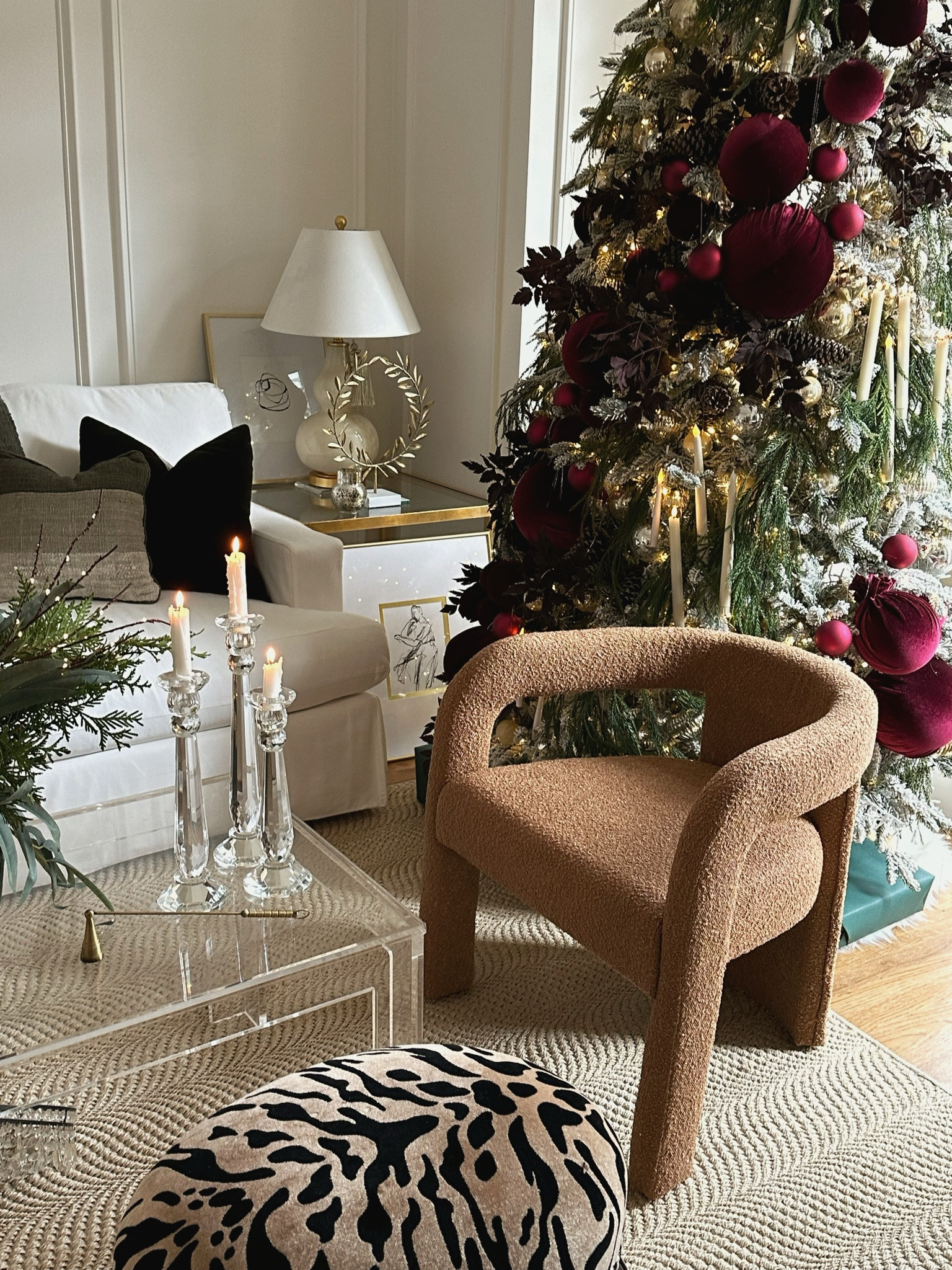 Sitting room, formal, living room, acrylic, coffee table, Ballard designs area, rug, modern armchair, Curaa home, Christmas holiday Alice lane home, candlesticks

#LTKsalealert #LTKhome #LTKCyberWeek