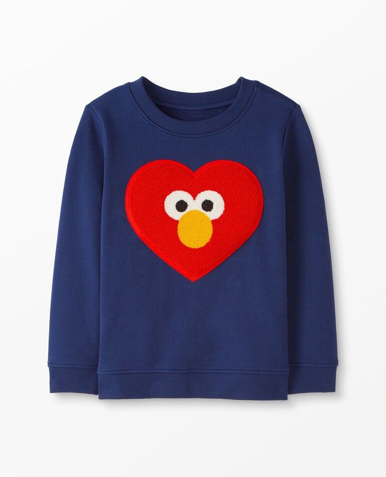 Toddler Sesame Street Valentines Sweatshirt | Hanna Andersson