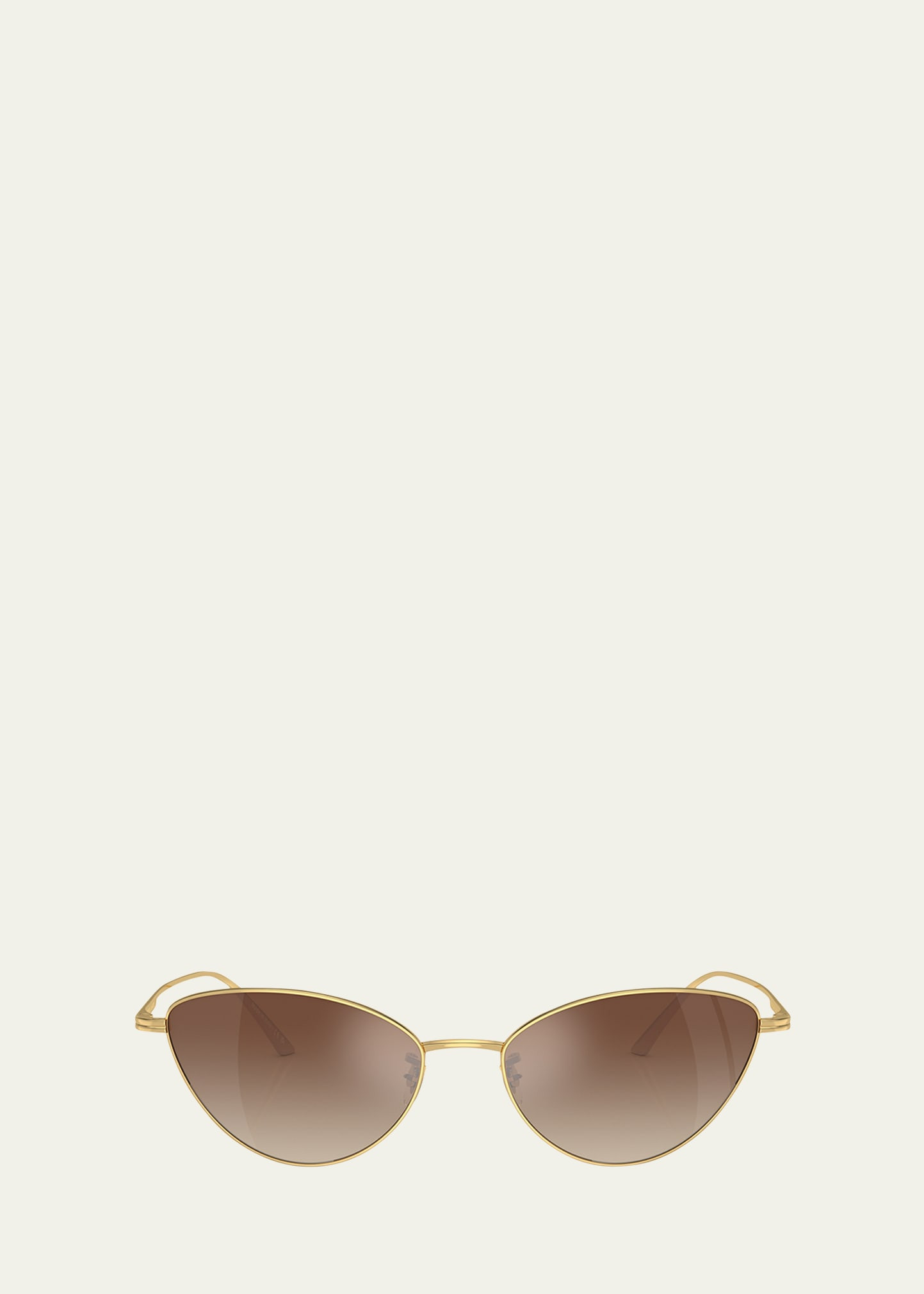 KHAITE x Oliver Peoples Sleek Steel Butterfly Sunglasses | Bergdorf Goodman