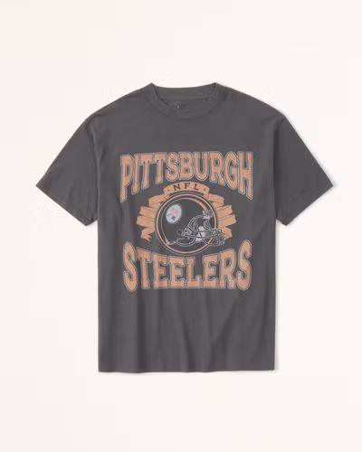 Oversized Boyfriend Pittsburgh Steelers Graphic Tee | Abercrombie & Fitch (US)