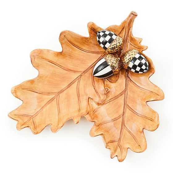 Autumnology Oak Leaf & Acorn Tray | MacKenzie-Childs