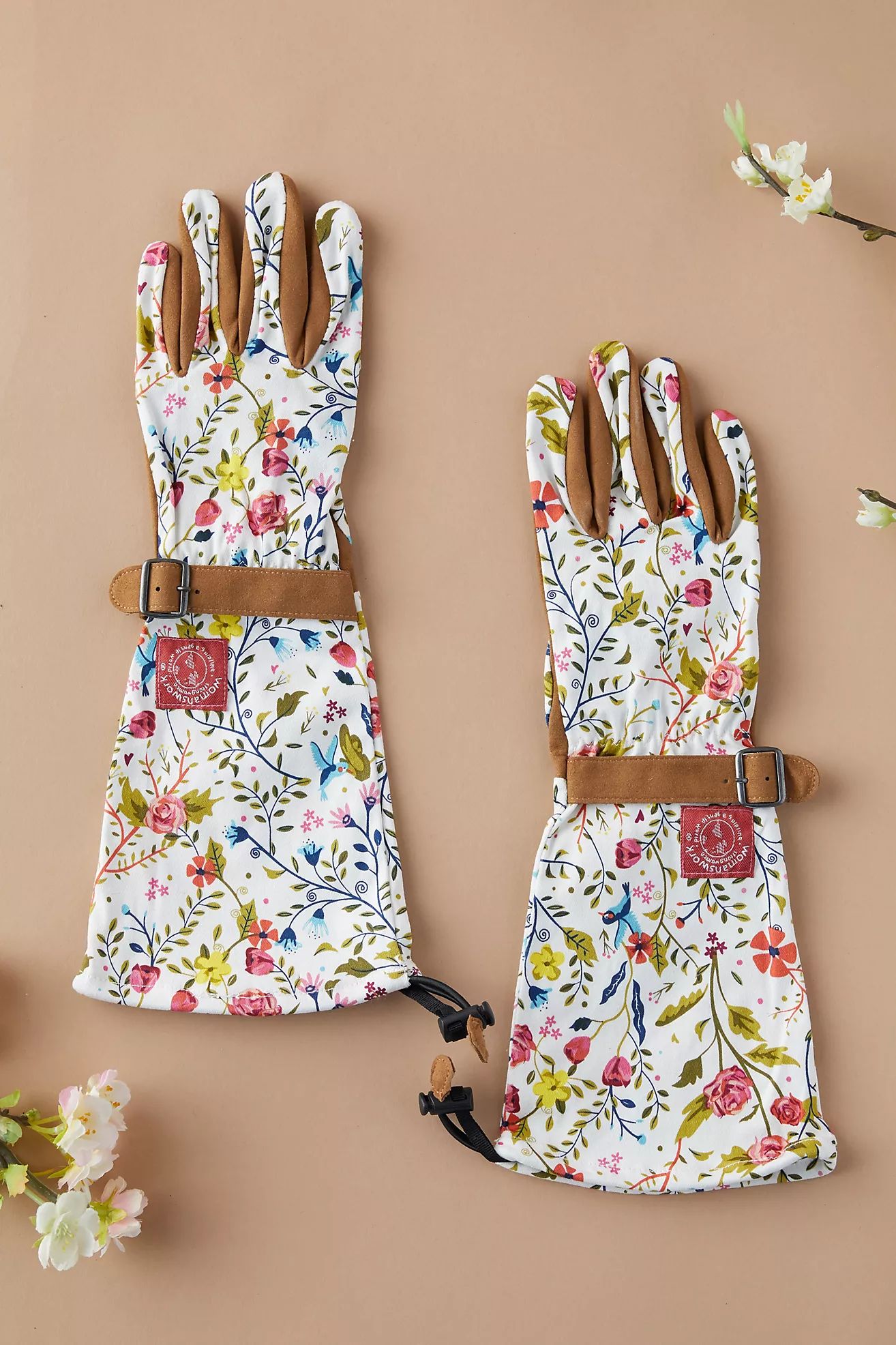 Long Floral Garden Gloves | Anthropologie (US)