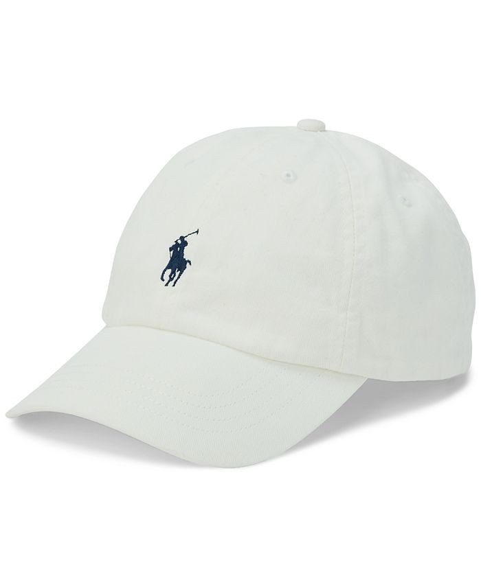 Polo Ralph Lauren Cotton Chino Ball Cap & Reviews - Hats, Gloves & Scarves - Men - Macy's | Macys (US)