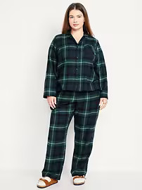 Flannel Pajama Set for Women | Old Navy (US)