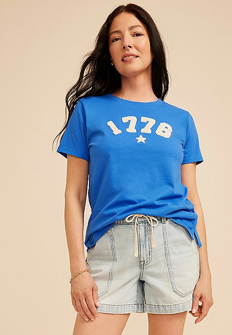 Americana 1776 Chenille Classic Fit Graphic Tee | Maurices