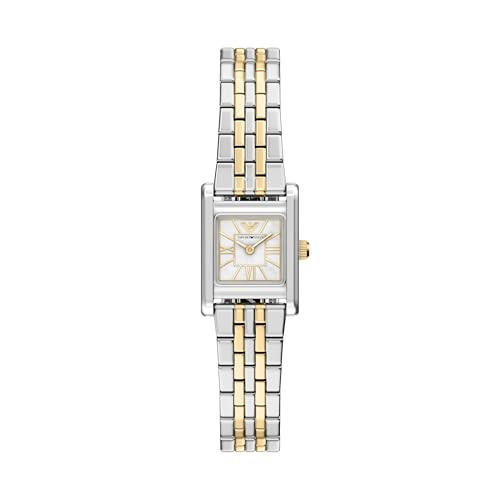 Emporio Armani Two-Hand Two-Tone Stainless Steel Watch | Amazon (US)