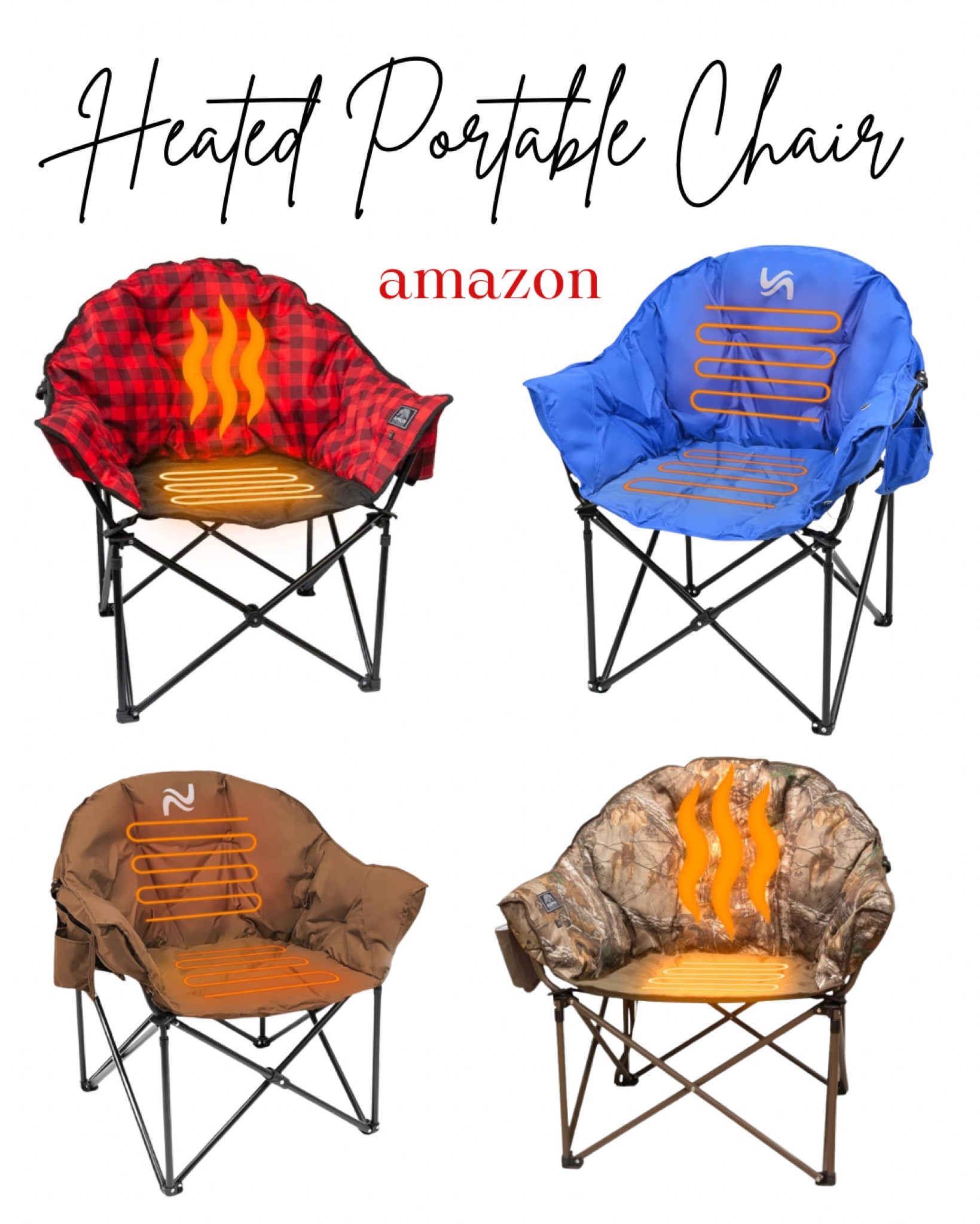 Cozy oversized heated portable chair for sport’s events and games, kid’s practices, camping, hunting, and more 

#LTKHome #LTKTravel #LTKSeasonal