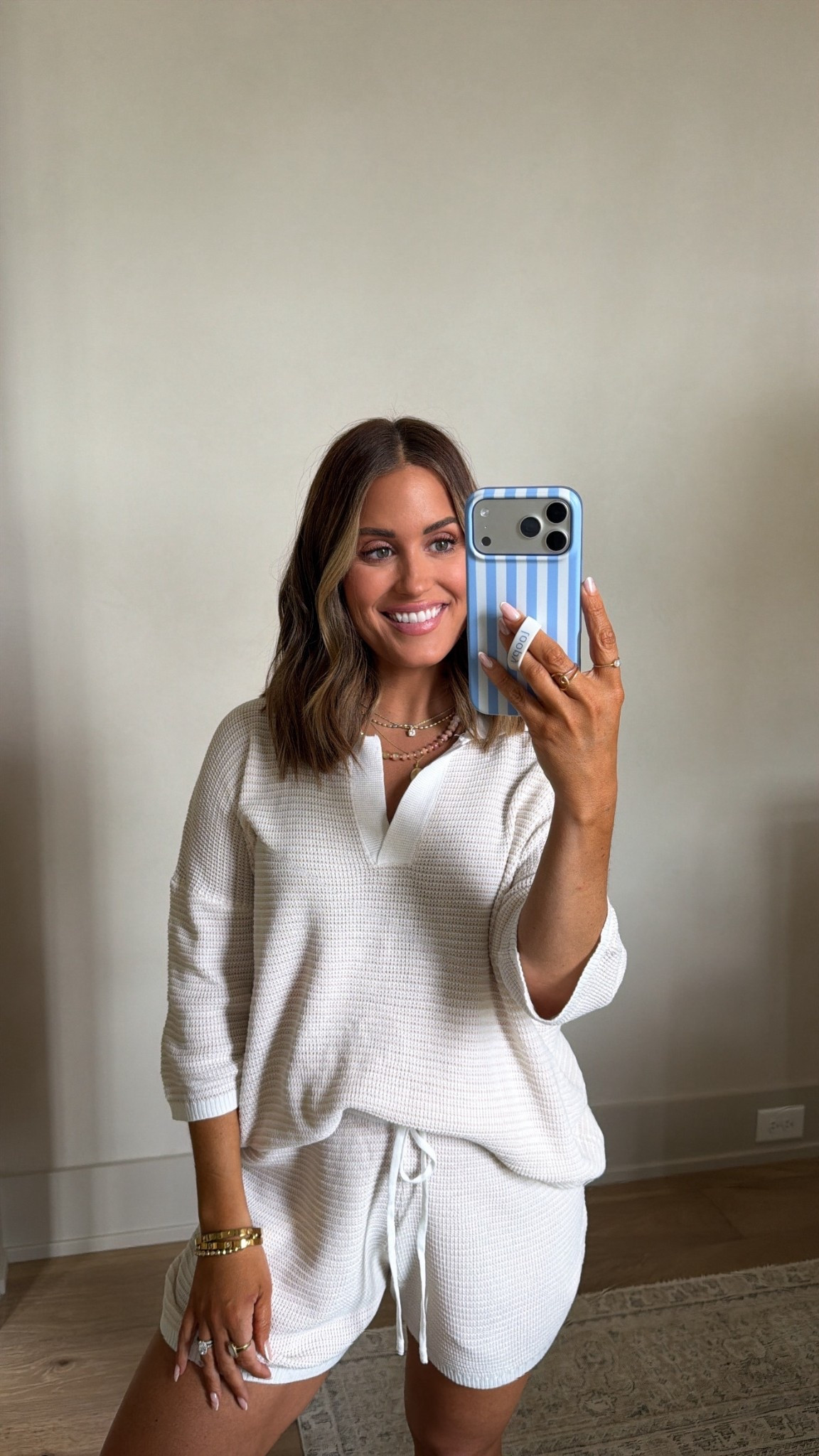 Just got my Amazon order in with lots of comfy everyday sets I can wear this summer- currently 16 weeks pregnant, and love these easy and comfy outfit looks! I’m wearing an xs in this set 

#LTKootd #LTKPetite #LTKSeasonal