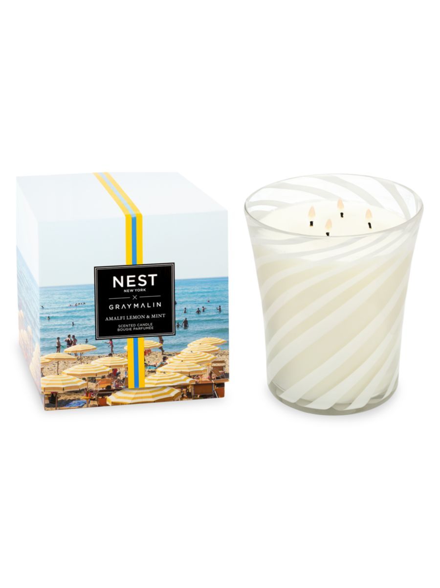 NEST New York Nest New York x Gray Malin Amalfi Lemon &amp; Mint Scented Candle | Saks Fifth Avenue