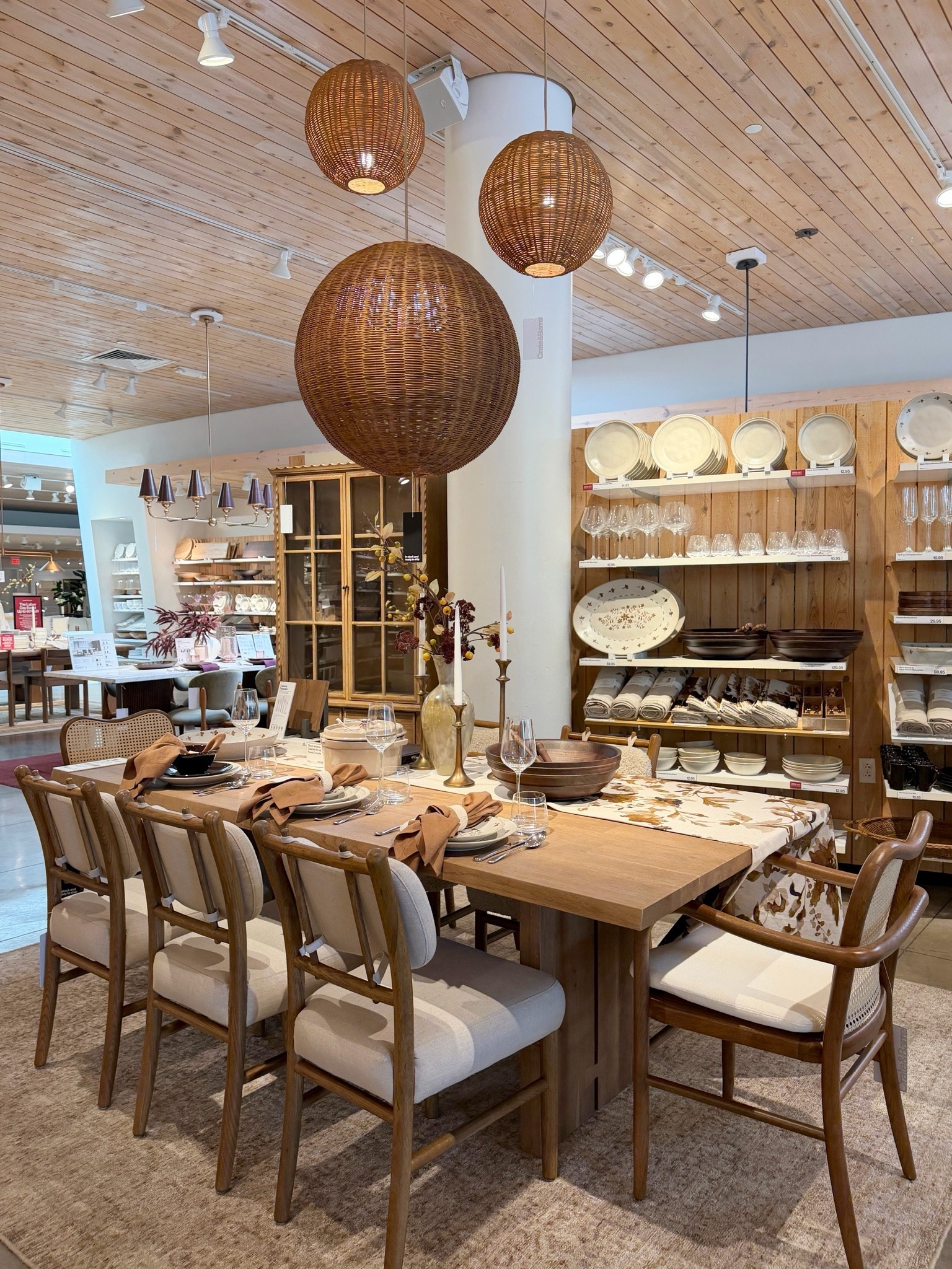 Fall entertaining inspiration from Crate & Barrel! 🍂🤎 I’m in love with this warm, inviting dining room featuring the Dakota Solid Oak Dining Table, Pierre Upholstered Dining Chairs, Marin Botanical dinnerware, and Sonder Woven Pendants. 😍 The rich wood tones, woven textures, and heritage-inspired details give the entire space such a beautiful designer feel.✨ This is exactly the kind of table I’d want to gather around for Thanksgiving! 🍁 I’ve linked the whole look in my LTK! @Crate & Barrel #diningroominspo #fallhomedecor #homeinspo

#LTKHome #LTKSaleAlert #LTKSeasonal