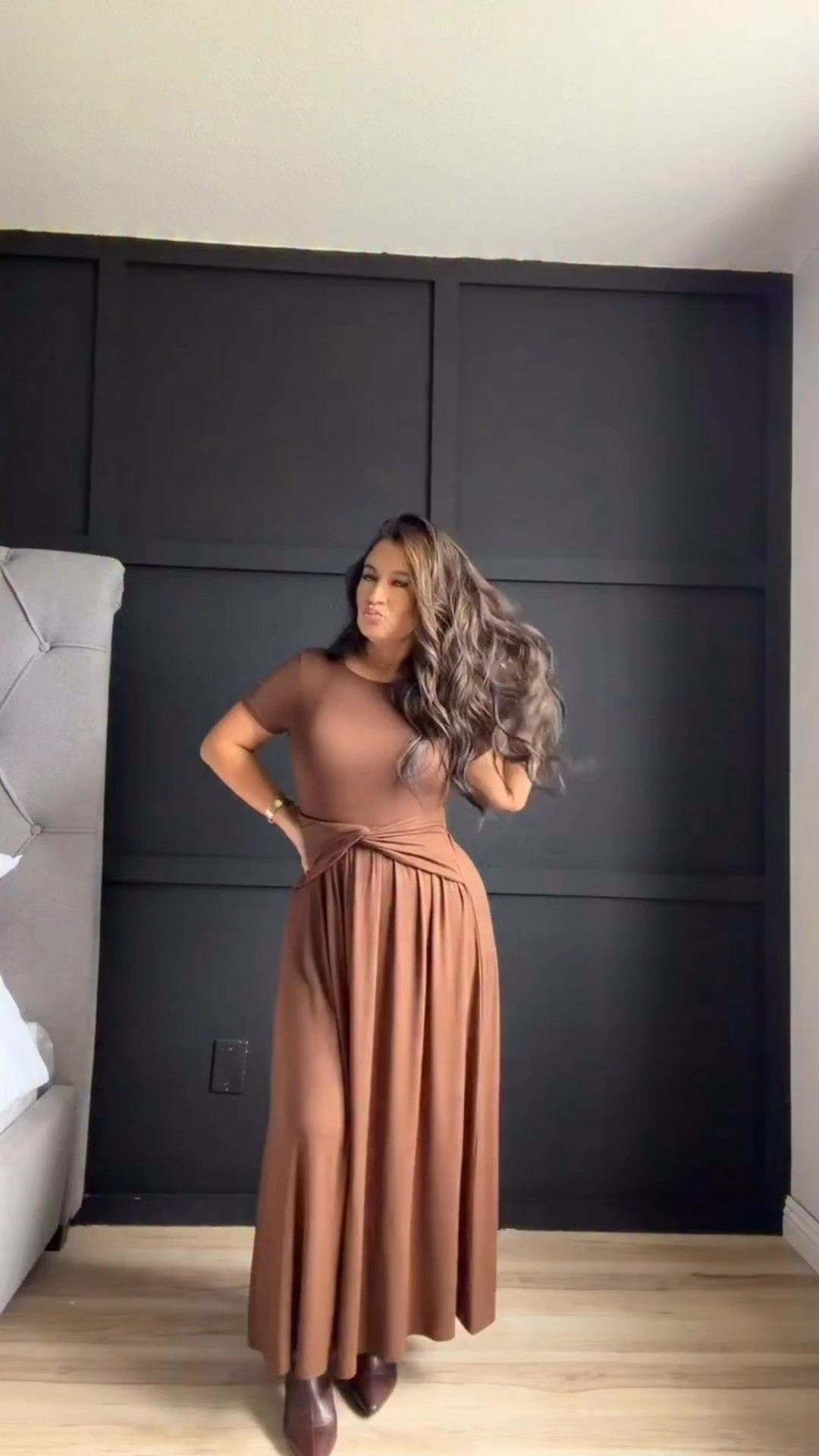 This dress is the most comfortable dress for every occasion! Perfect for the mommies running around with the kiddos!!!
#dress #browndress #longdress

#LTKgrwm #LTKootd #LTKmomlife