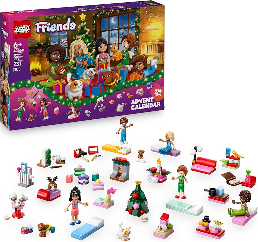 LEGO Friends Advent Calendar 2025 for 6+ Year Old Girls - Christmas Countdown Toys with 24 Surpri... | Amazon (UK)