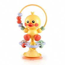 pc Baby Highchair Suction Cup Rattle Toy With Teething Rings Grip Interactive Animal Design For Infants Months | SHEIN