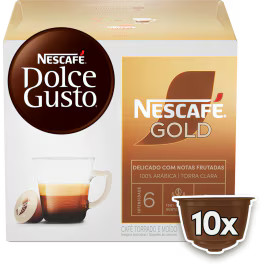 ESPRESSO NESCAFÉ GOLD 10 CÁPSULAS | DolceGusto (BR)