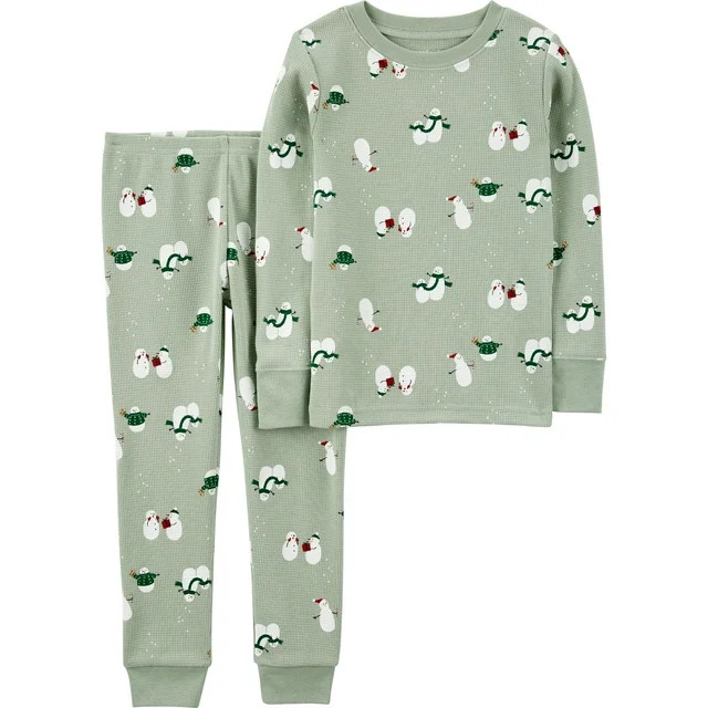 Carter's Child of Mine Toddler Holiday Pajama Set, 2-Piece, Sizes 12M-5T - Walmart.com | Walmart (US)