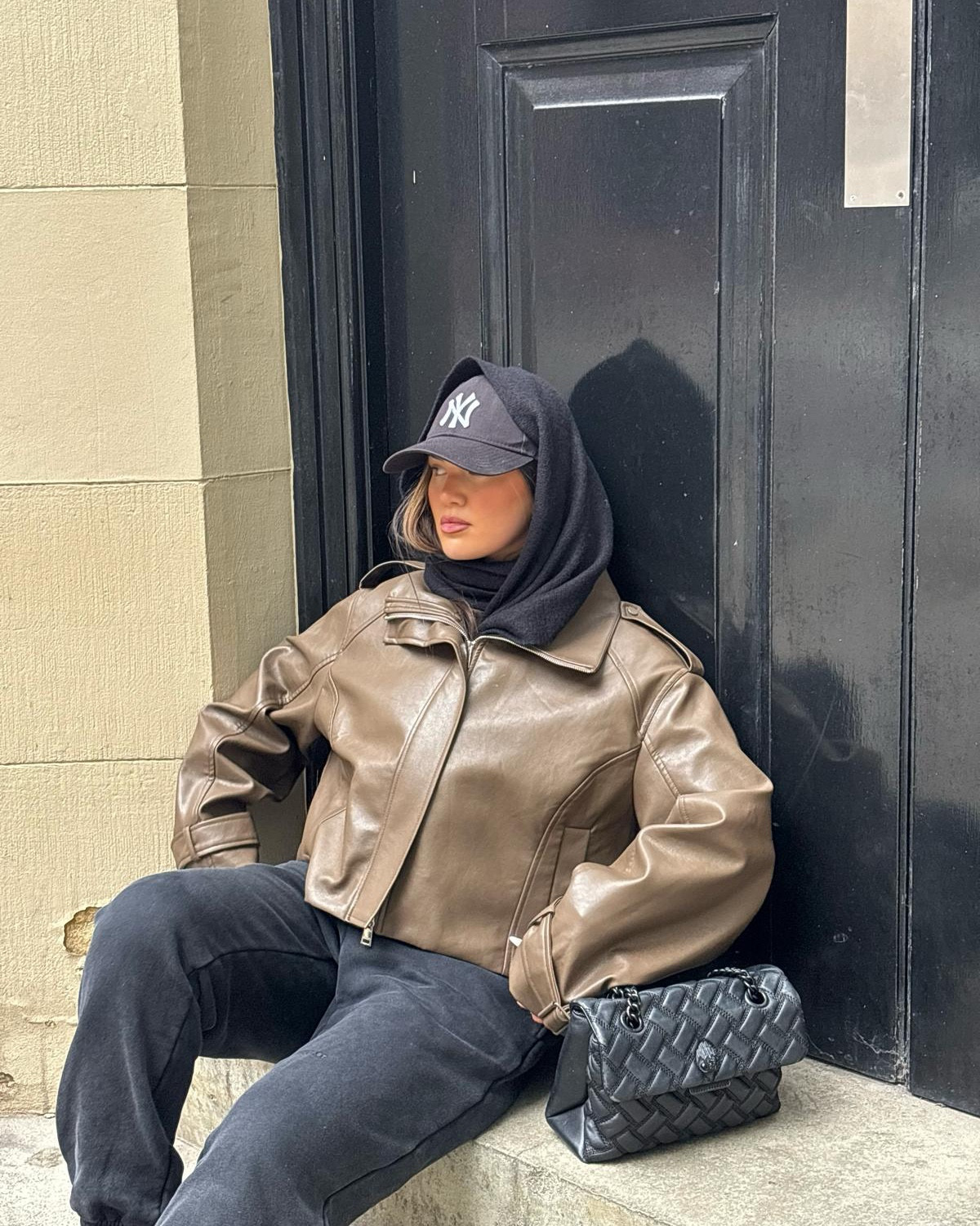 Cernucci brown leather jacket, New Era grey NY hat, black baggy jeans, Kurt Geiger handbag 🖤

Casual style, outfit inspo, spring outfit ideas, city break, chic outfit, easy outfit idea, streetwear

#LTKspring #LTKeurope #LTKuk