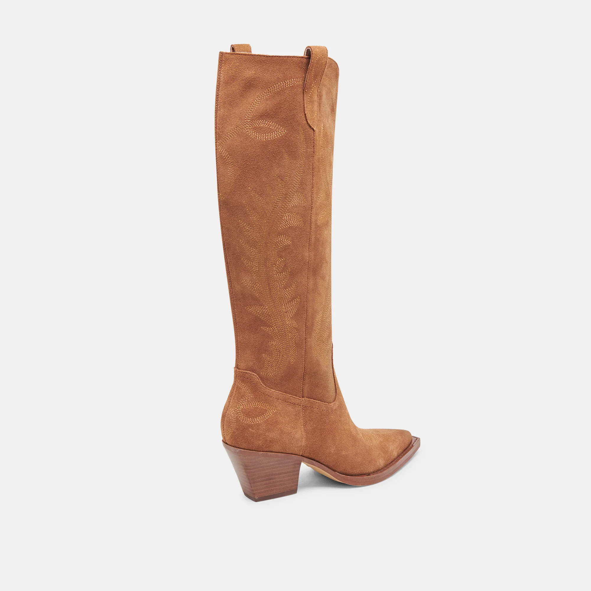 RYATT BOOTS PECAN SUEDE | DolceVita.com