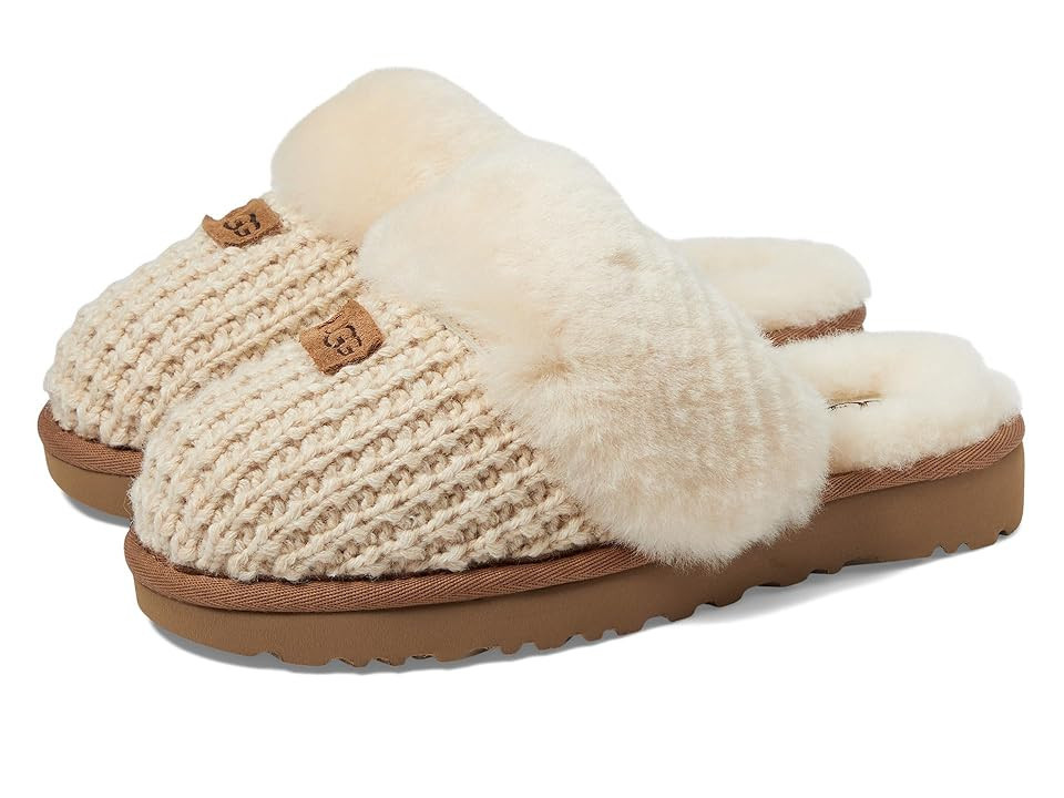 UGG Cozy Knit Slipper Women's Slippers New Cream : 5 B - Medium, Sheepskin/Textile | Zappos