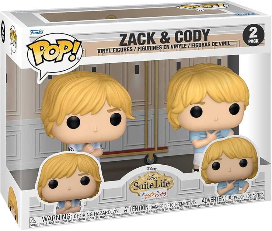 Funko Pop! Disney: Suite Life of Zack and Cody - Zack & Cody, 2-Pack - Collectable Vinyl Figure -... | Amazon (US)