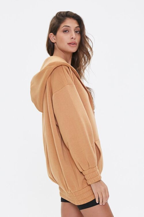 Fleece Zip-Up Hoodie | Forever 21 (US)