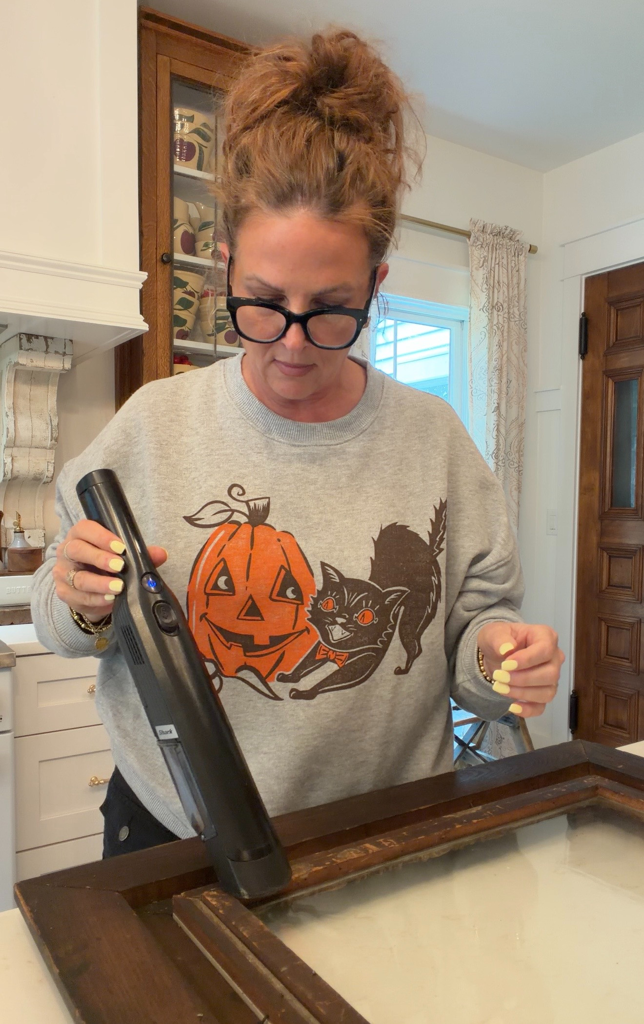 Our Shark Wandvac is my go to for cleaning out our antique frames when I am changing out our seasonal prints. It has a lot of power and can get into tight crevices.  

 #LTKstorytime #LTKHome