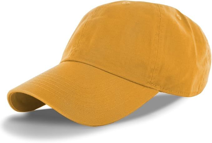 Kangora Plain 100% Cotton Adjustable Baseball Cap | Amazon (US)