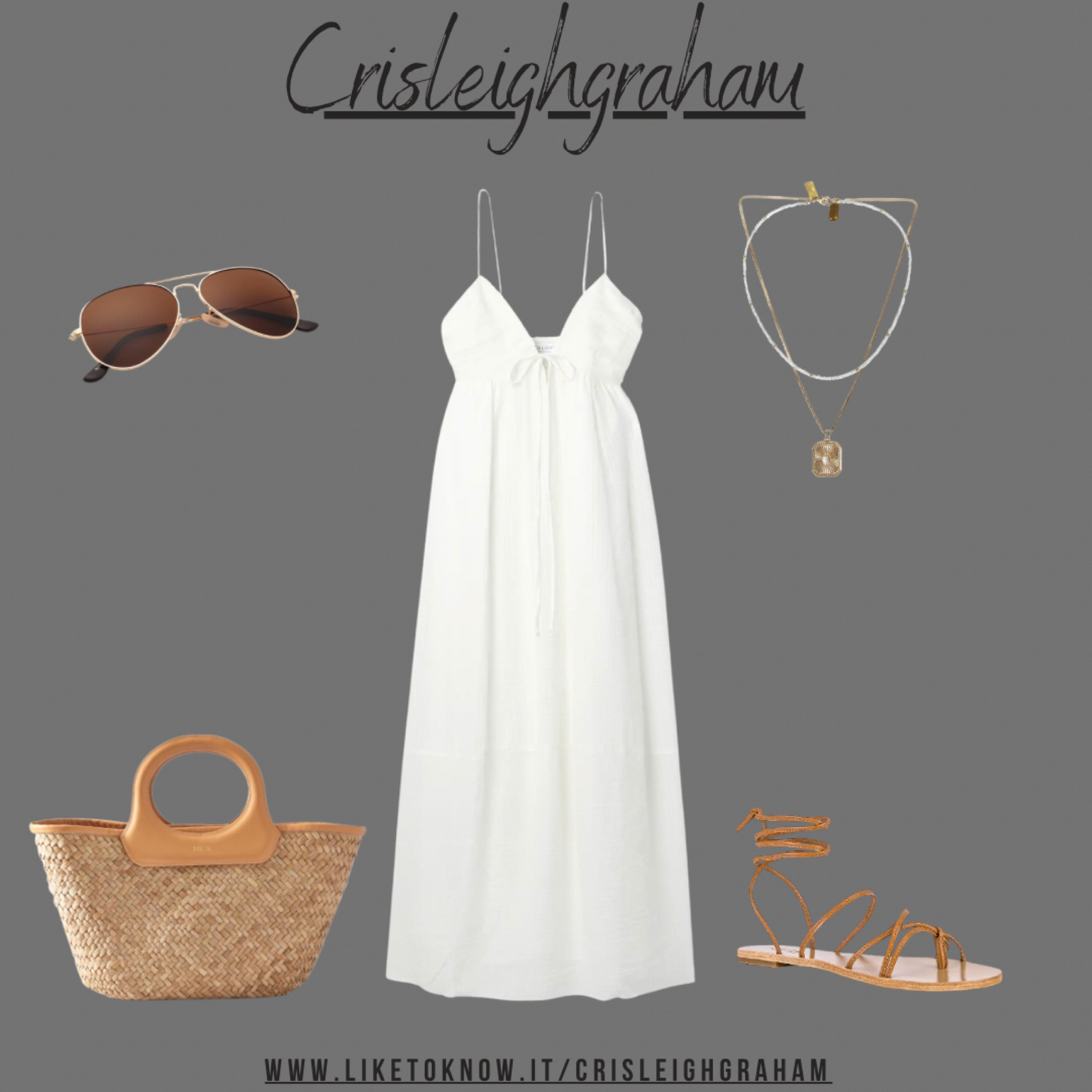 This gorgeous dress for 50% off? Absolutely! The bag is also on sale for under $100 - perfect for your upcoming SB travels.♥️

#LTKsalealert #LTKSeasonal #LTKFind