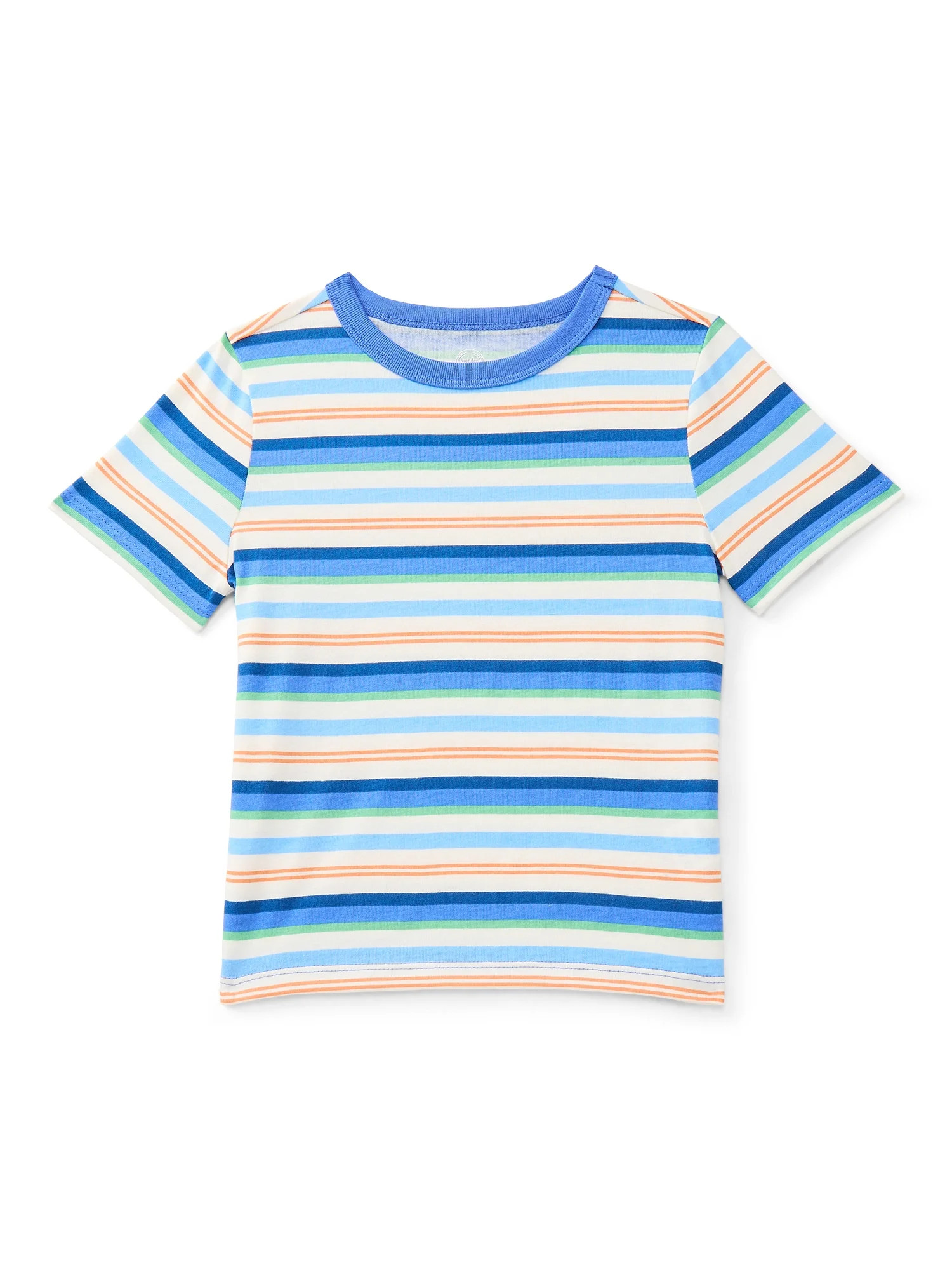 Wonder Nation Toddler Boys Short Sleeve Stripe T-Shirt, Sizes 18M-5T | Walmart (US)