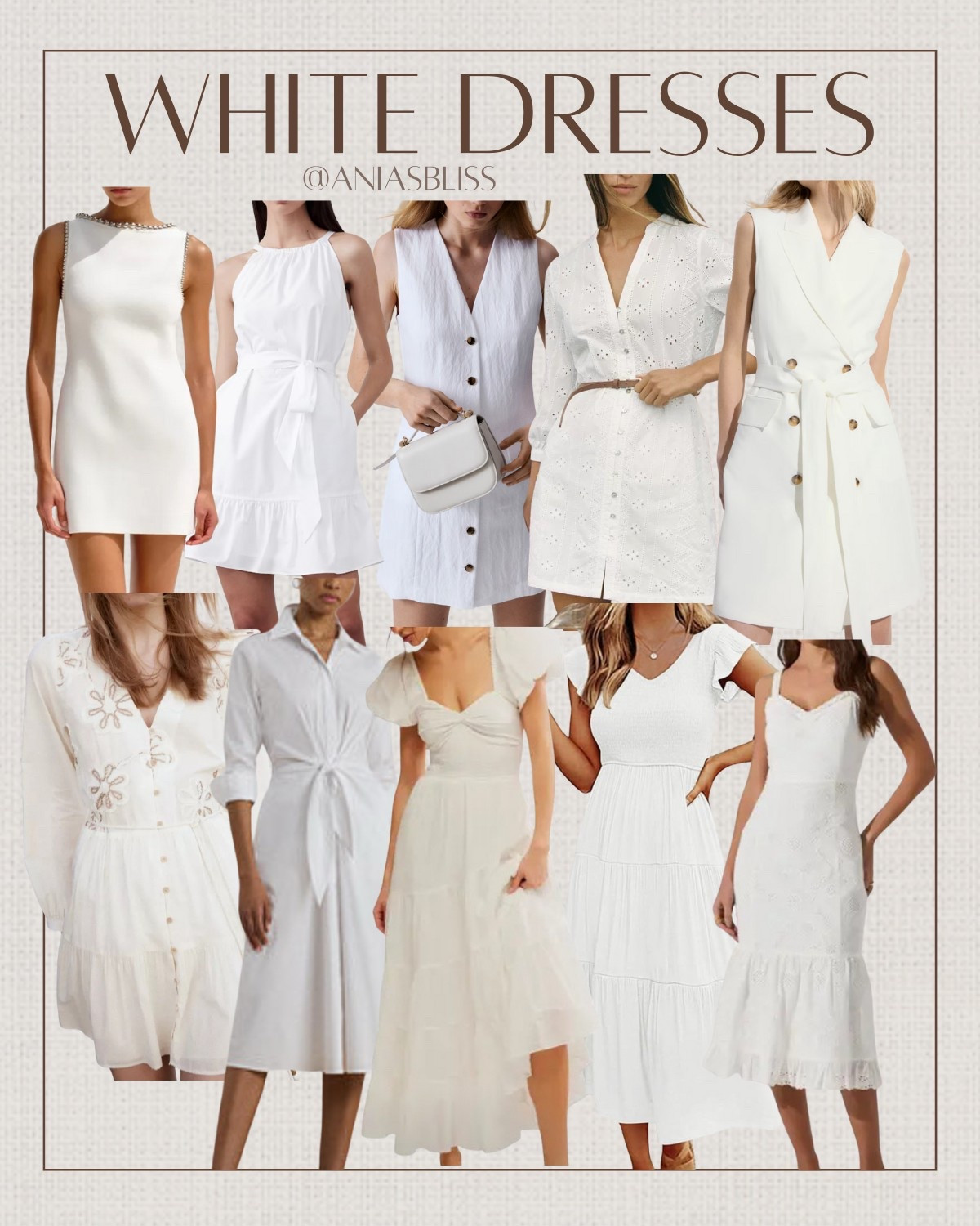 White dresses, spring dresses, summer dresses, vacation dresses 

#LTKWedding #LTKSeasonal #LTKTravel