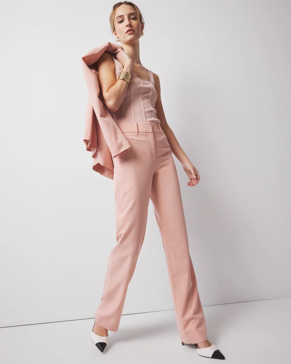 Petite High-Rise Trouser | White House Black Market