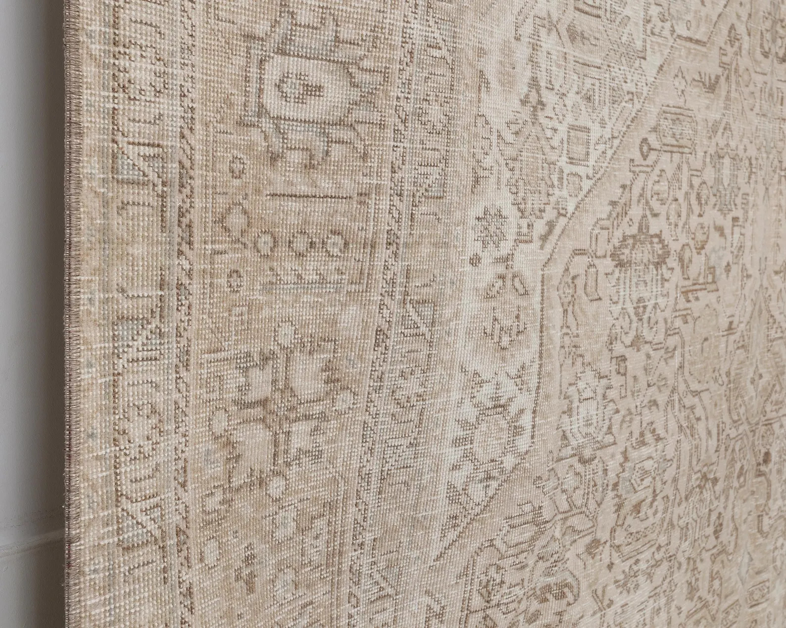 Neutral persian rug 8x10 - Beige and Brown, Heriz desing carpet | Etsy (US)