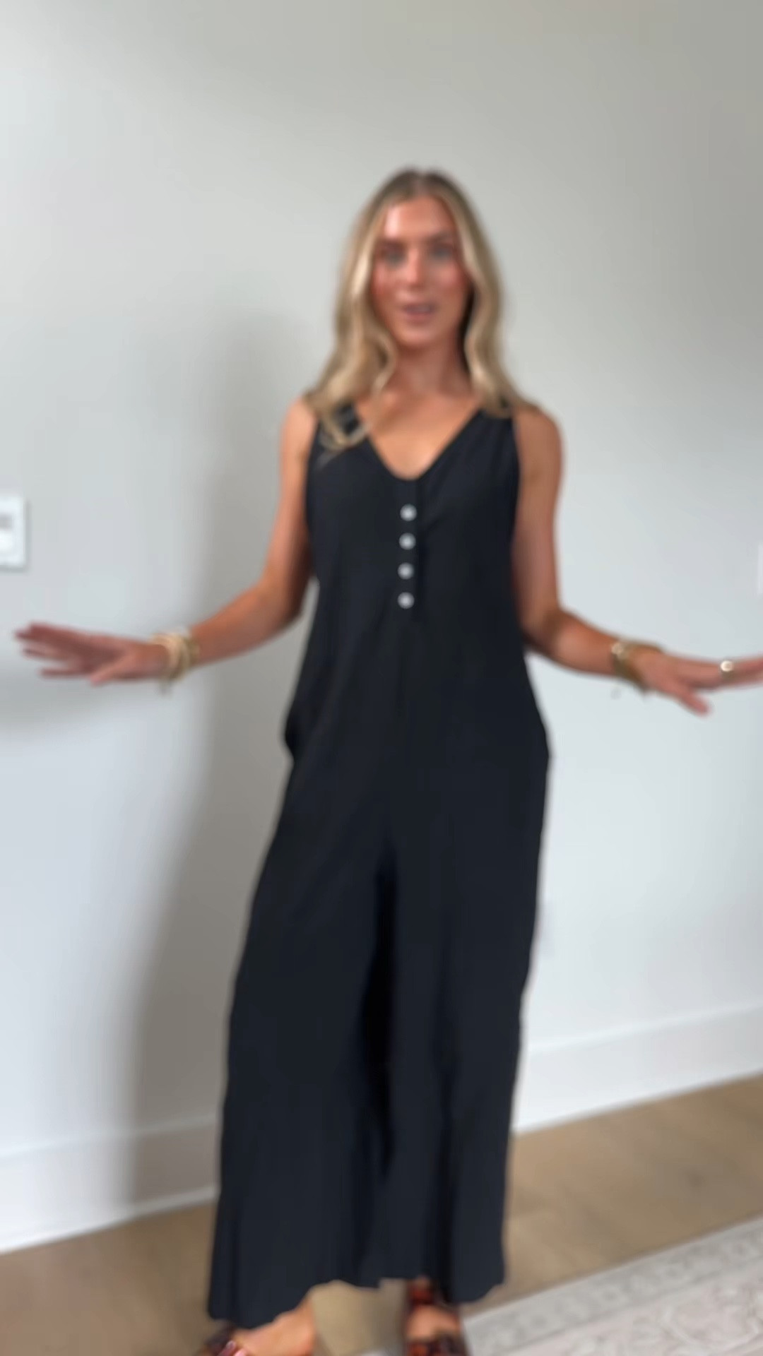 Amazon size XS Women Button Down Jumpsuits Cotton Linen Sleeveless Casual Wide Legs Rompers Loose Overall with Pockets

#LTKootd #LTKSaleAlert #LTKSeasonal