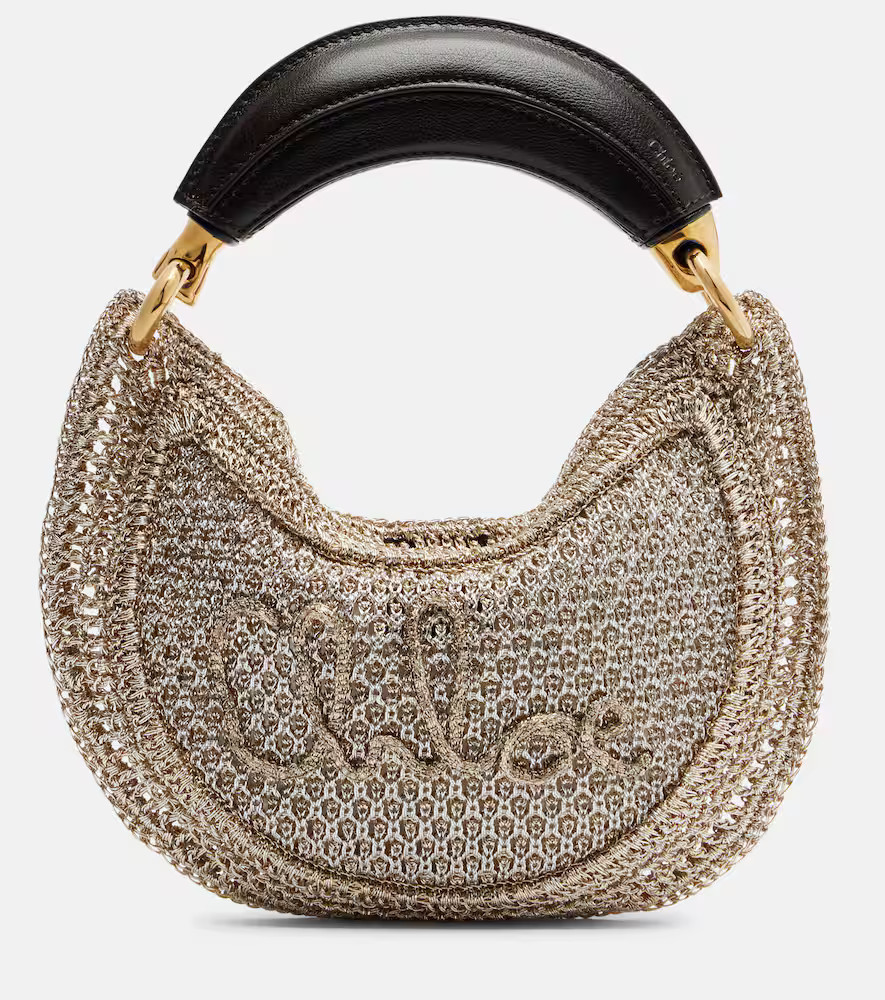 ChloÃ© Summer Banana Mini crochet shoulder bag | Mytheresa (INTL)